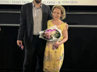 M. Tóth Géza, a film producere-rendezője, és Bartos Erika meseíró