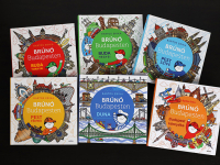 A Brúnó Budapesten-sorozat hat kötete